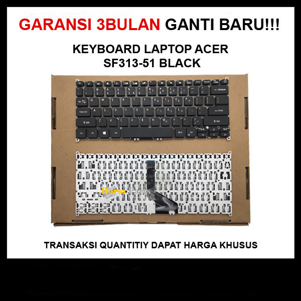 Keyboard Acer Swift 3 SF313-51 SF314-57 SF314-57G Black .