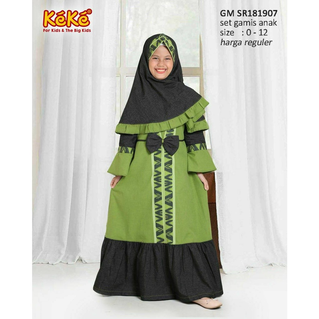 KEKE GAMIS ANAK GM SR 181907 HIJAU