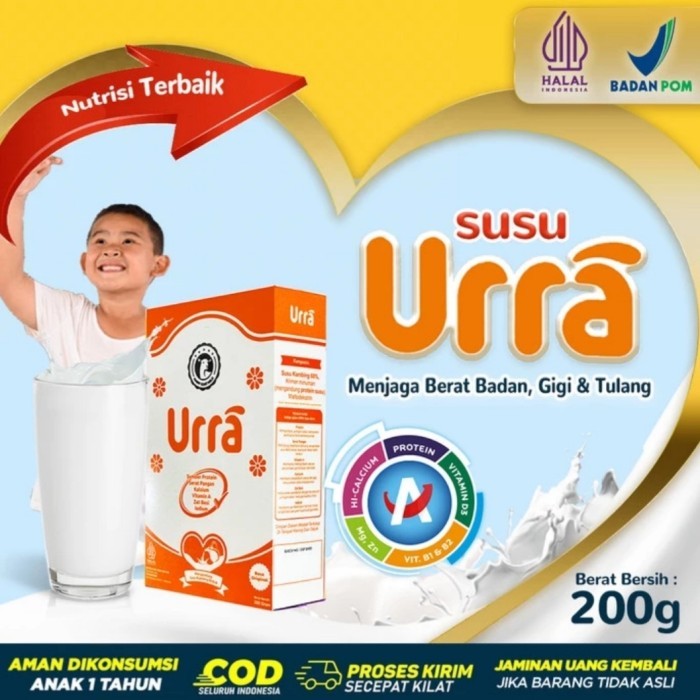 

AD SUSU URRA ORIGINAL 200g - Susu Kambing Saneen Bubuk Premium HALAL BPOM
