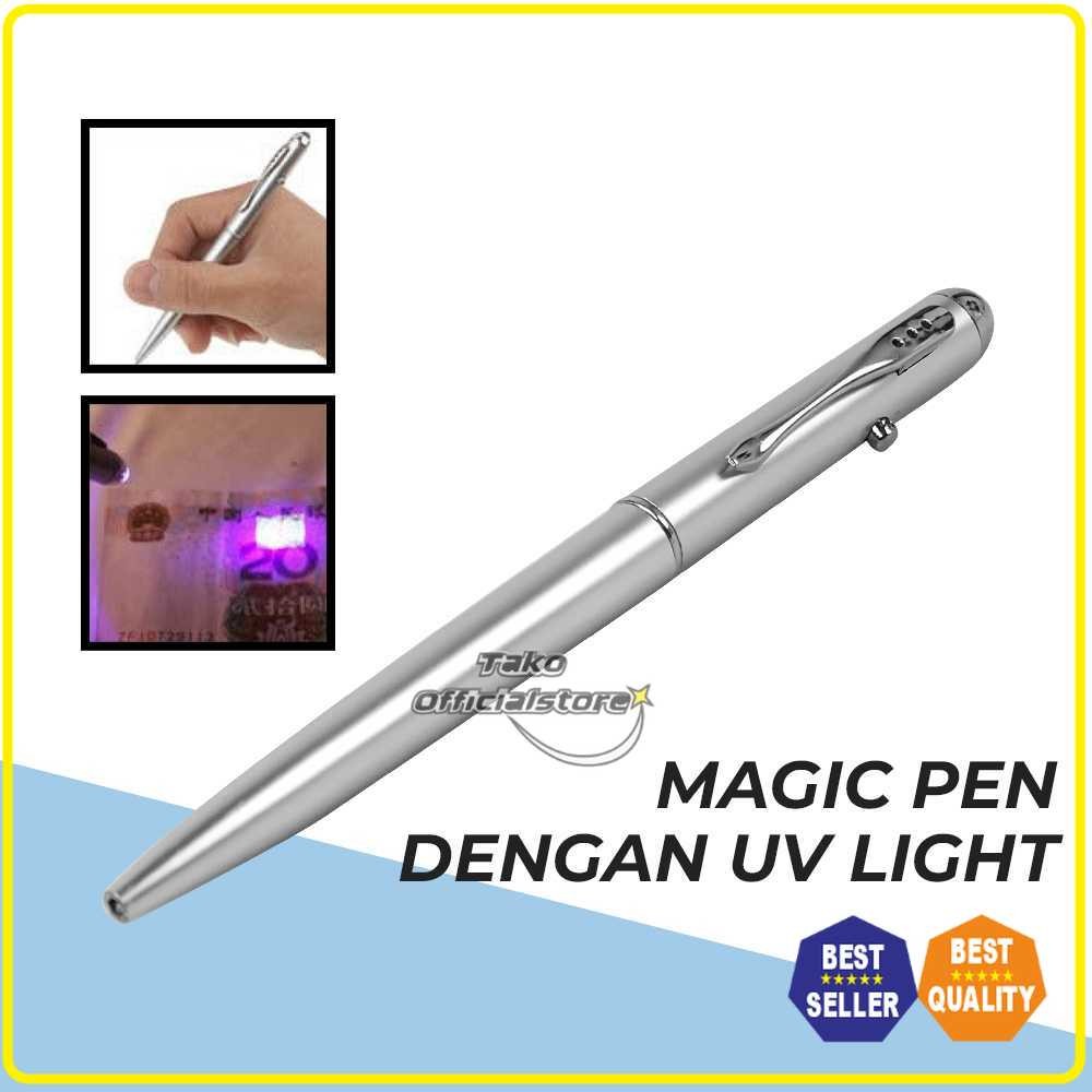 

Pena Tinta Invisible Magic Pen dengan UV Light - HY-0812