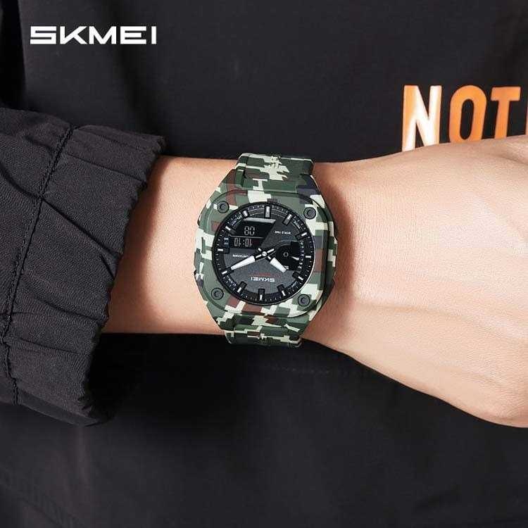 SKMEI Jam Tangan Pria Analog Digital Watch Alarm Waterproof EL Light - 2328