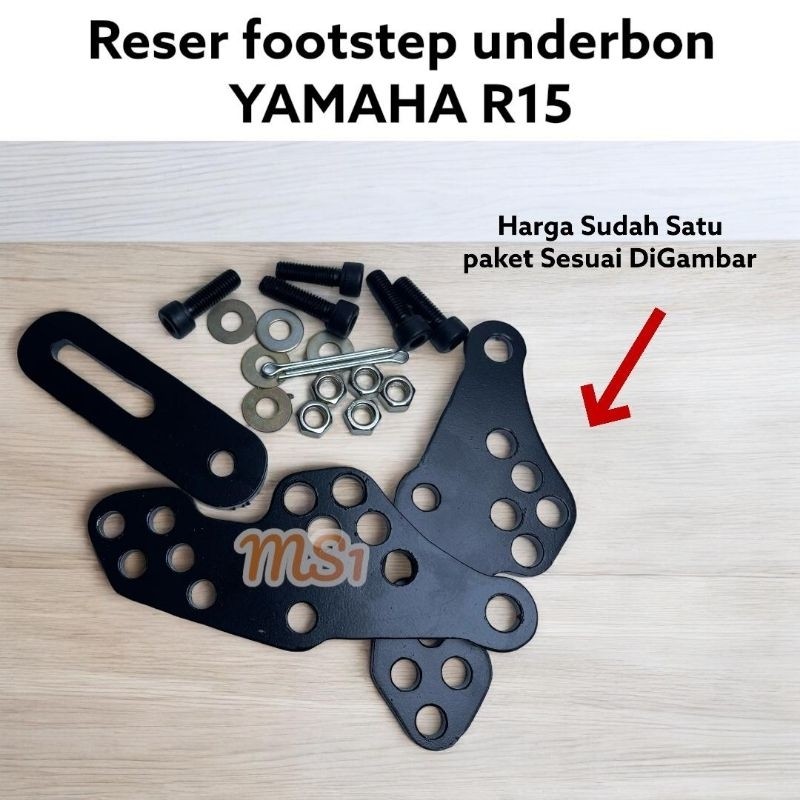 Brecket Underbone R15 V3, Bracket Underbone Yamaha R15v3, Breket Fustep Underbone R15, Peninggi Unde
