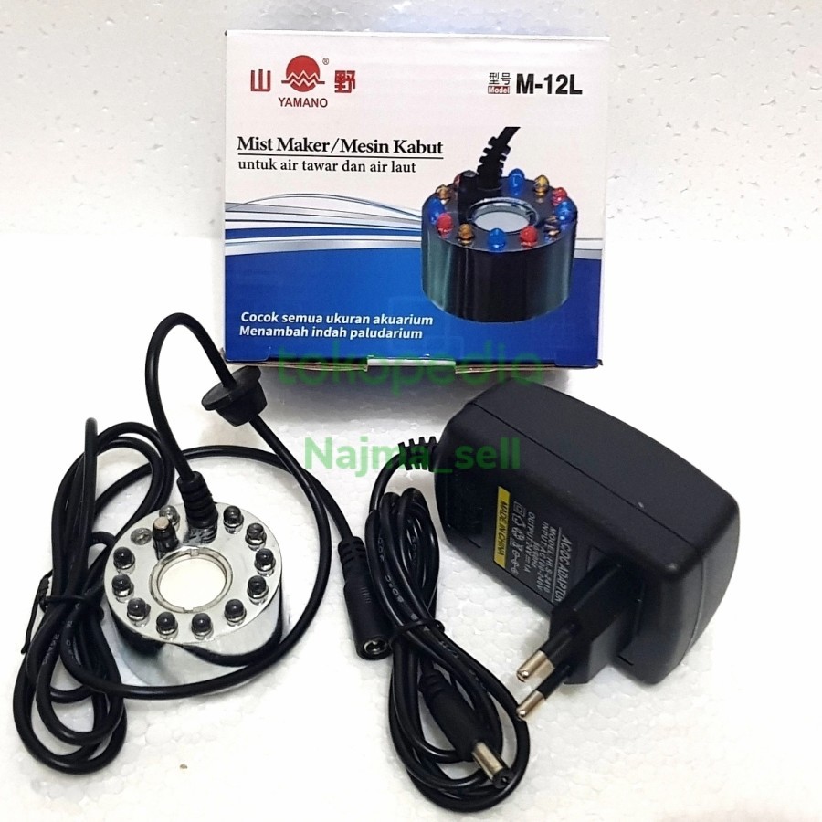 Mist maker mesin kabut aquarium. M-12L