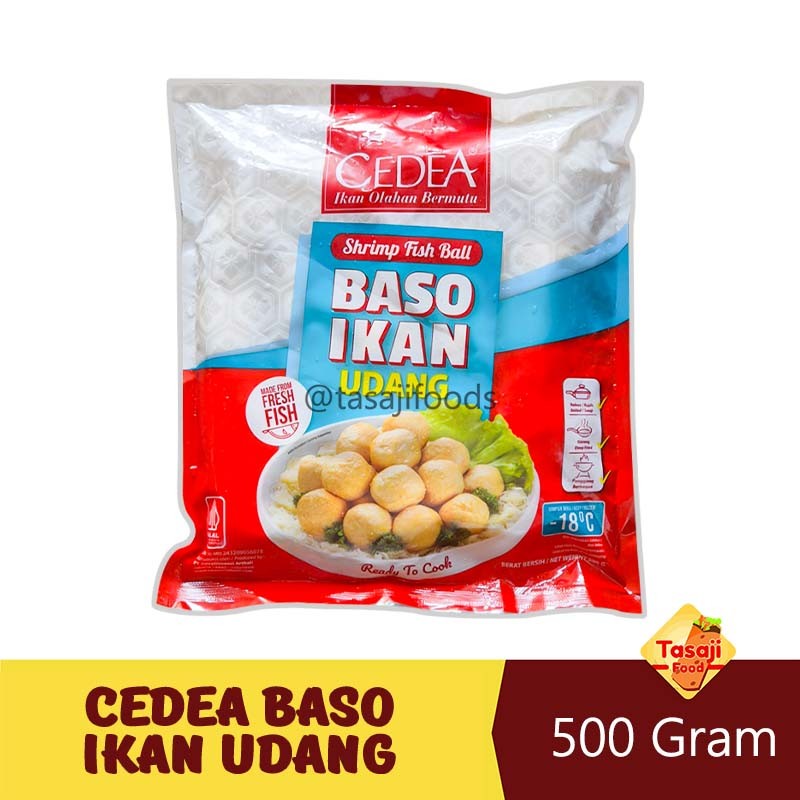 

Cedea Baso Ikan Udang 500gr Shirmp Fish Ball