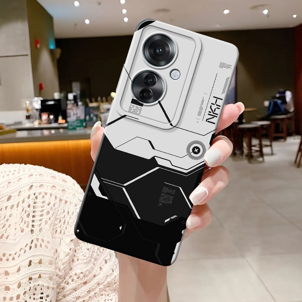 (04) Case Oppo Reno 11F 5G  Fashion Case Procamera Macaron Silikon TPU