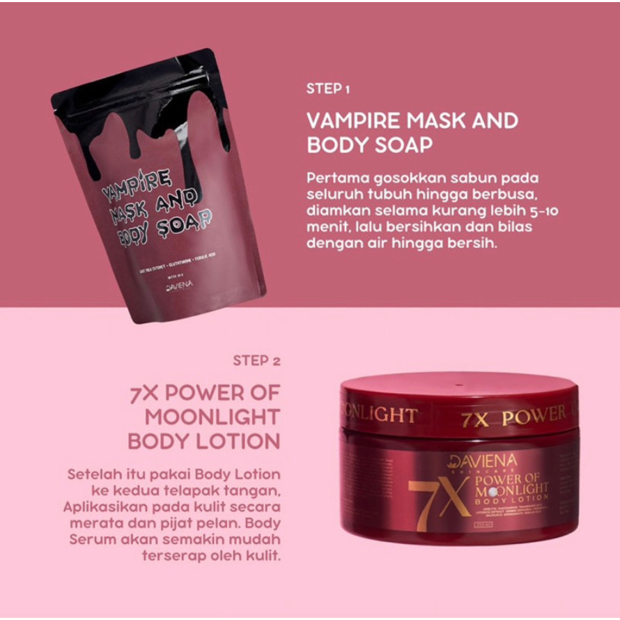 ☘️Miss.Arum☘️DAVIENA BODY LOTION VAMPIRE SOAP Daviena Hand Body Dosting Original Body Lotion Pemutih