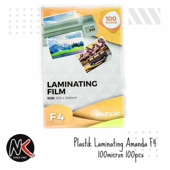 

Plastik Laminating F4 Folio Amanda 100 Micron Isi 100