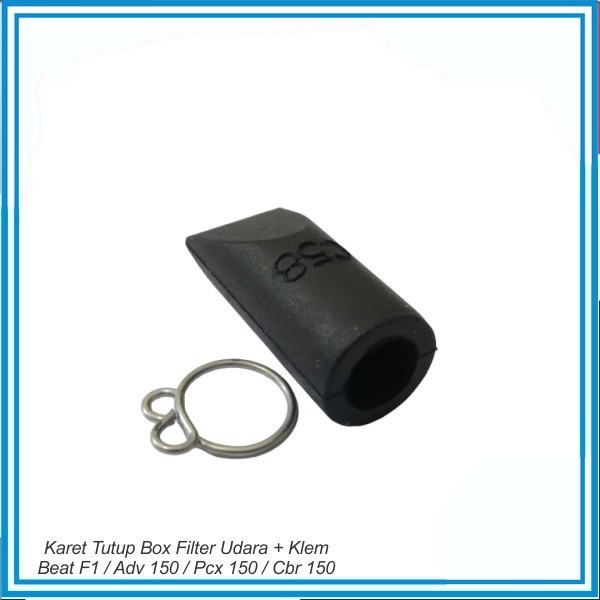 Karet Tutup Box Filter Udara + Klem Beat F1 / Adv 150 / Pcx 150 / Cbr 150