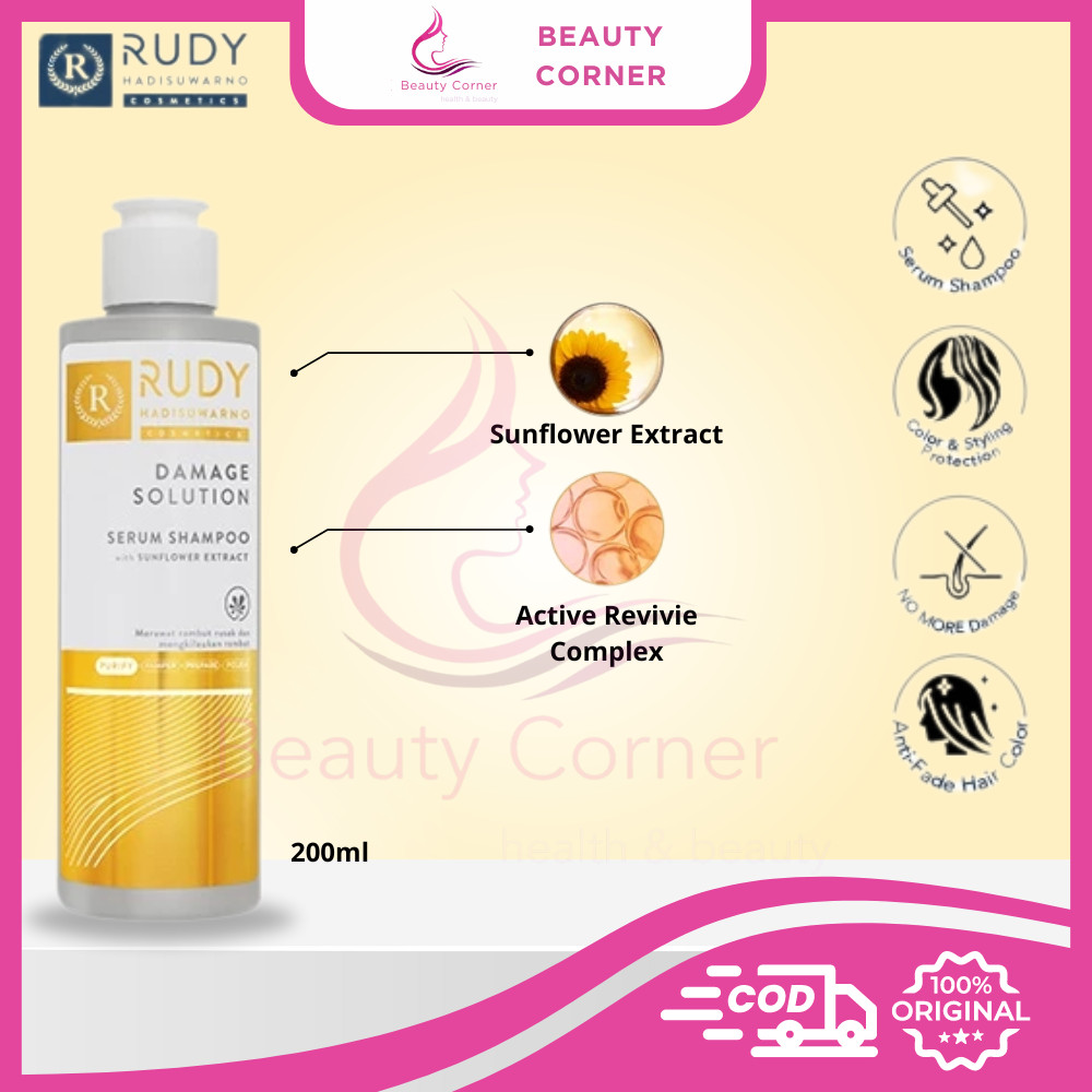 Rudy Hadisuwarno Damage Solution Serum Shampoo - 200ml
