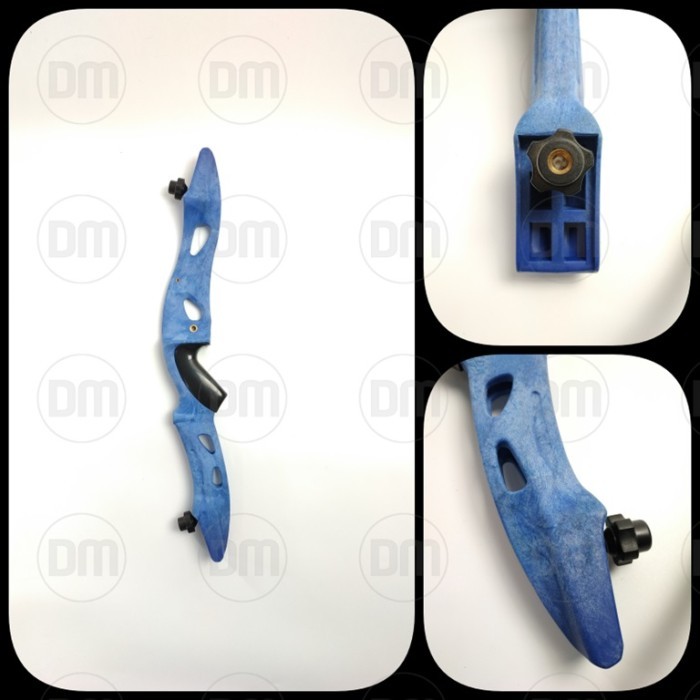 "WY.SY" -  TERLARIS RISER-- Cartel Sirius PLUS RISER (HANDLE) 24"-- Panahan-- Archery - Biru