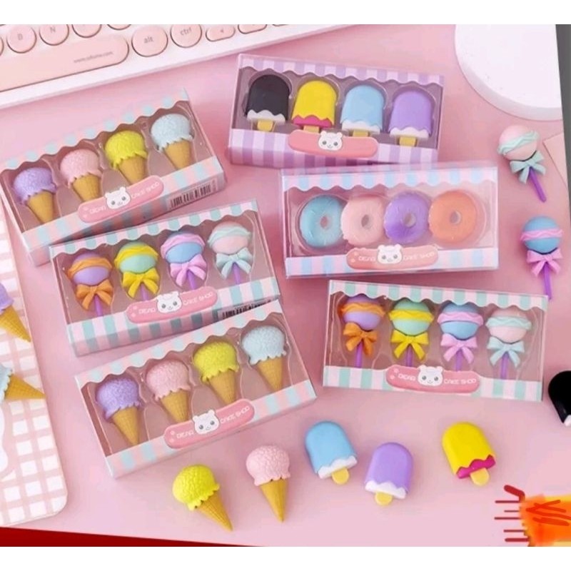 

eOnePro PENGHAPUS PENSIL MOTIF ICE CREAM LUCU