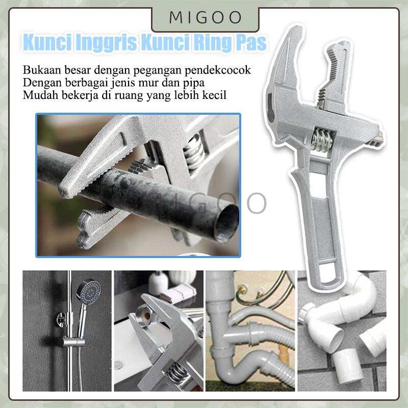 Kunci Inggris / Kunci Ring Pas / Universal Adjustable Wrench
