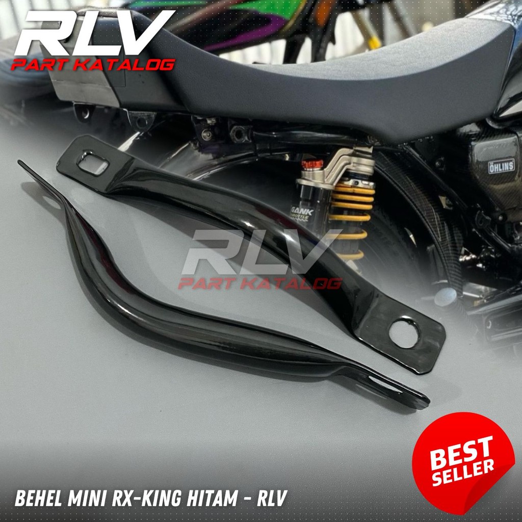BEHEL RX KING SAMPING RX KING MODEL MJB TK PRO TERBARU MINI SET KIRI KANAN HITAM