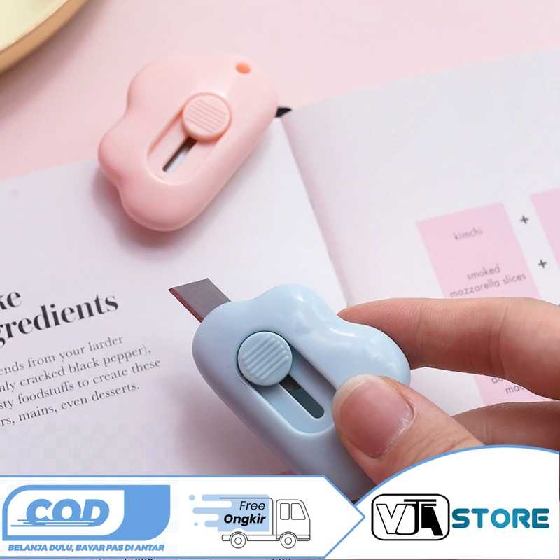 

Oule Pisau Cutter Mini Pemotong Kertas Desain Cloud