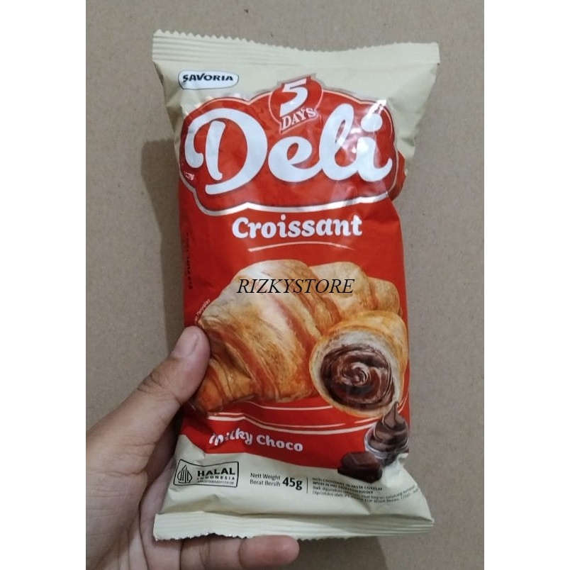 

5 Days Deli Croissant Milky Choco 45 gr