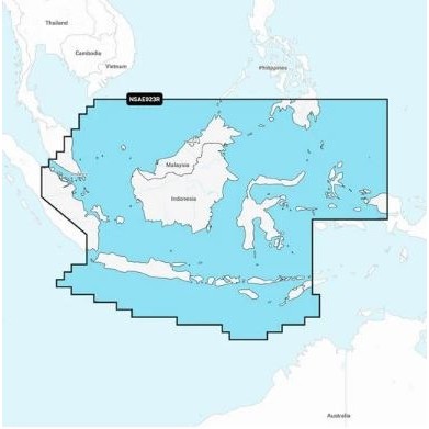 GARMIN NAVIONICS+ CHART (G4) JAVA & BORNEO / PETA LAUT