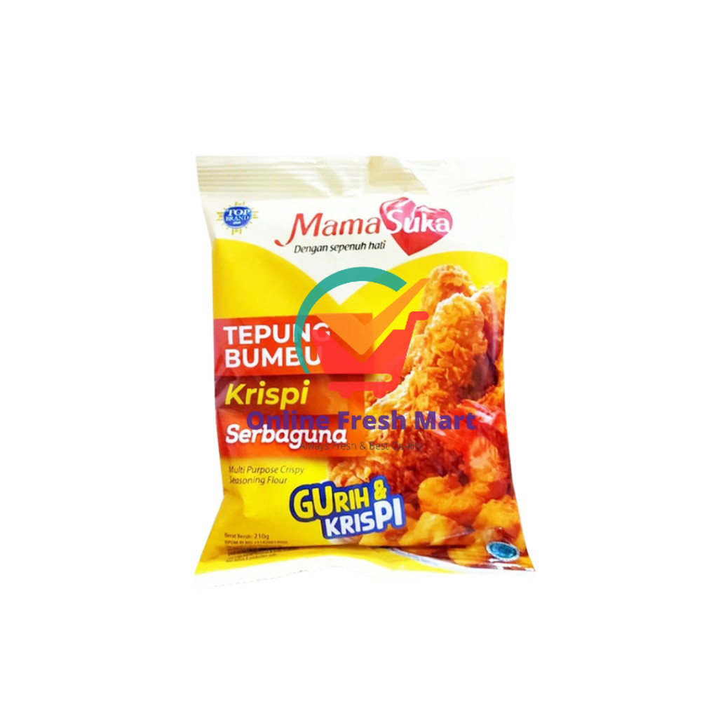 

MamaSuka Tepung Bumbu Krispi Serbaguna 210g - Online Fresh Mart