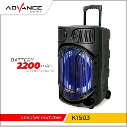 advance K-1503 bluetooth portable speaker 15 inch