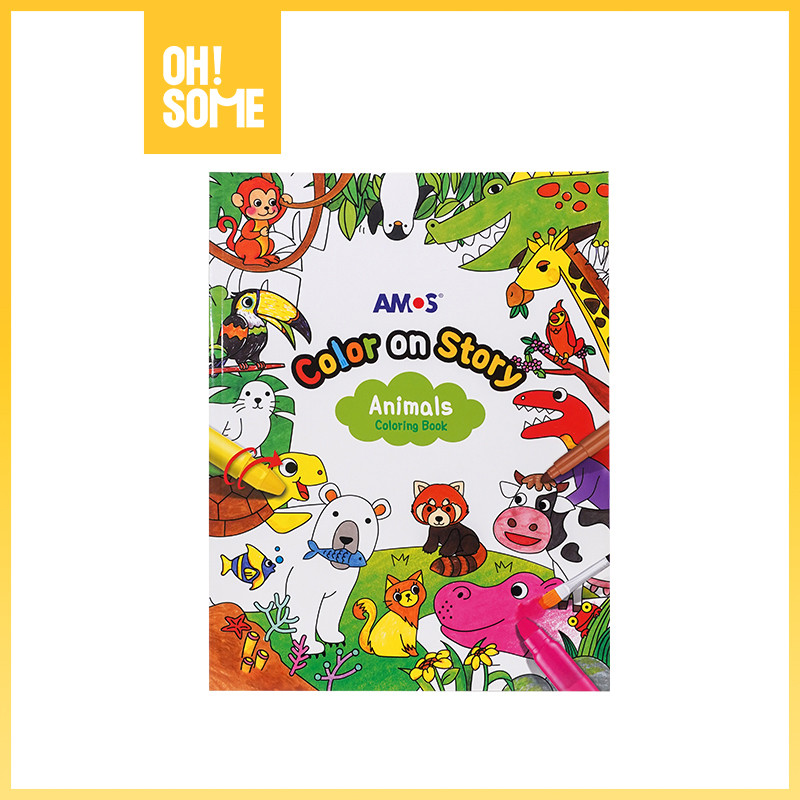 

OHSOME Buku Mewarnai Anak AMOS 24 Halaman Motif Hewan Cerita Rakyat