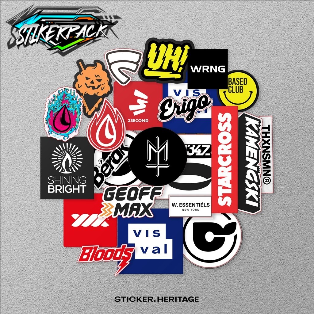 

Stiker Sticker Pack LOCAL BRAND | STIKER TUMBLER LAPTOP KOPER HELM