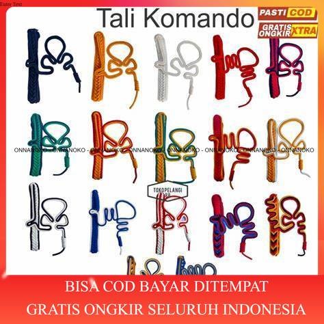 [COD] Tali Komando kur Pramuka Penegak | Tali Komando Taruna Provost Satpam Polisi Variasi Murah ONN