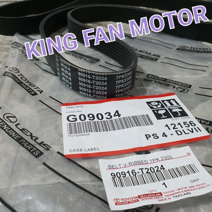 FAN BELT INNOVA HILUX FORTUNER BENSIN ORIGINAL