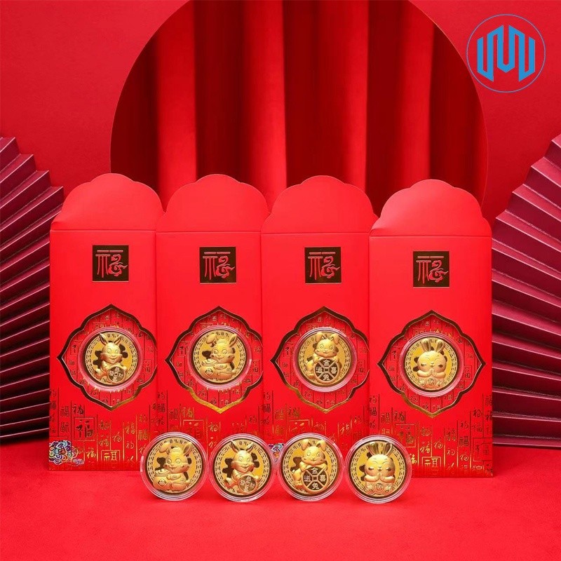 

SHQ Angpao Imlek Angpau Koin Emas Kelinci Rabbit Gold Coin Tahun 2023