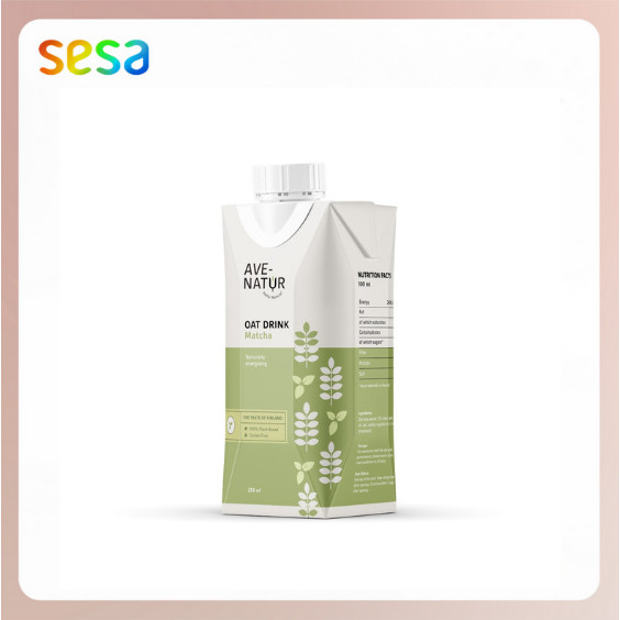 

AVE NATUR Oat Drink Matcha 250ml - NO Added PERSERVATIVES