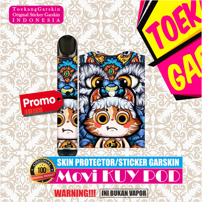 GARSKIN SKIN ORIGINAL STICKER MOVI KUY MOTIF PREMIUM CHINESE BLUE