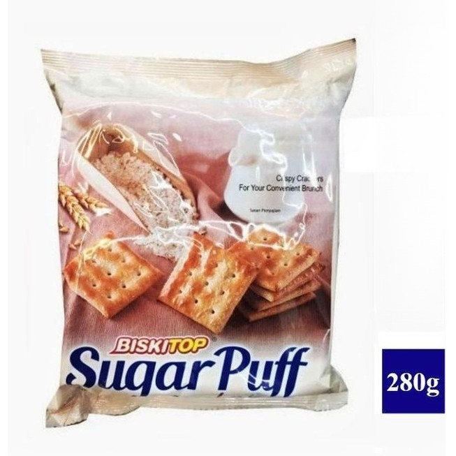 

Biskitop Crackers Manis Malkist 280gr Sugar Puff