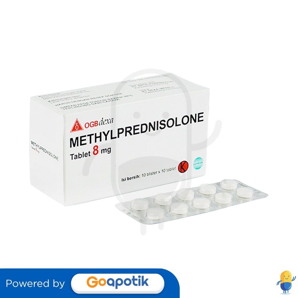 Methylprednisolone 8 Mg Ogb Dexa Medica Box 100 Tablet