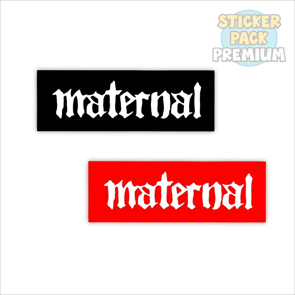 

Stiker Sticker Distro Brand Case Phone Maternal red Black Skate Surf Band Aesthetic Grosir Murah Pop Art Clothing Basic Daily Tumblr Laptop Motor Helm HP Casing Striping Tempel Label Merk Dinding Graftac Vinyl High Quality decal