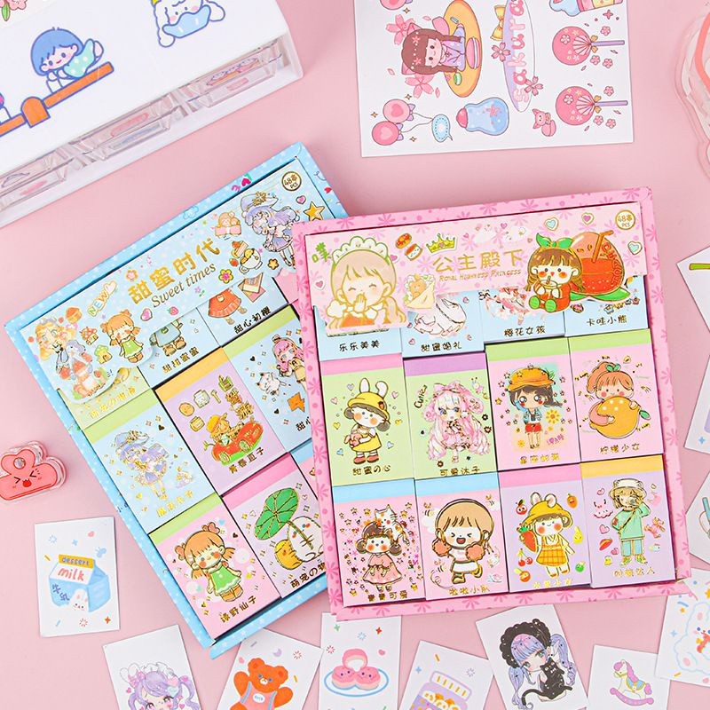 

Dalingshop Stiker Mini 4x6cm [1 Buku] Stiker Lucu Korea Unik Stiker MOMO Jurnal Sticker Buku Mini Sticker