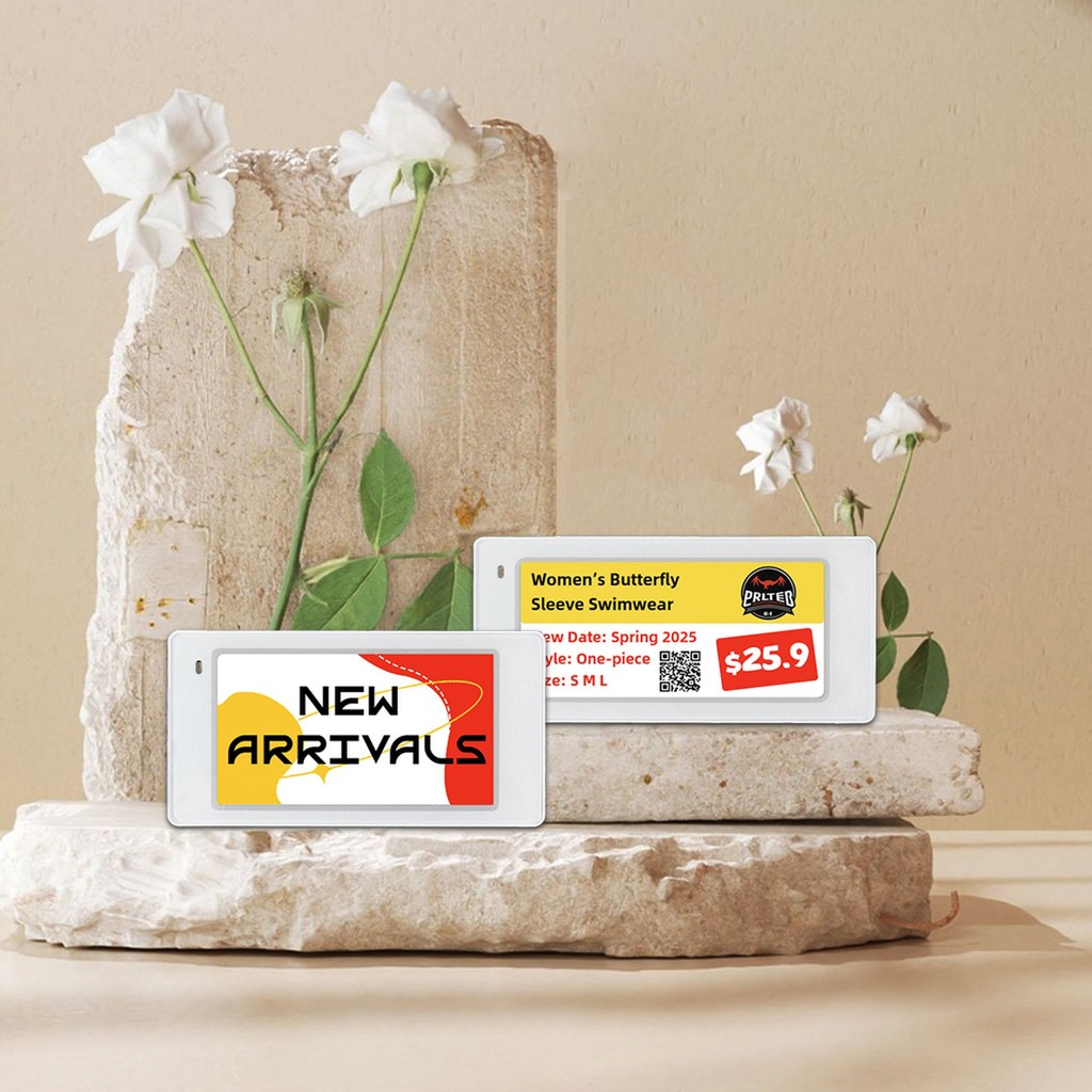 

2.66" 2.9" 4 Color Price tag digital price tag esl electronic shelf label ble