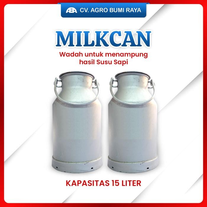 

Milkcan susu stainles steel 15 liter dan 40 liter - Alumunium 15 liter