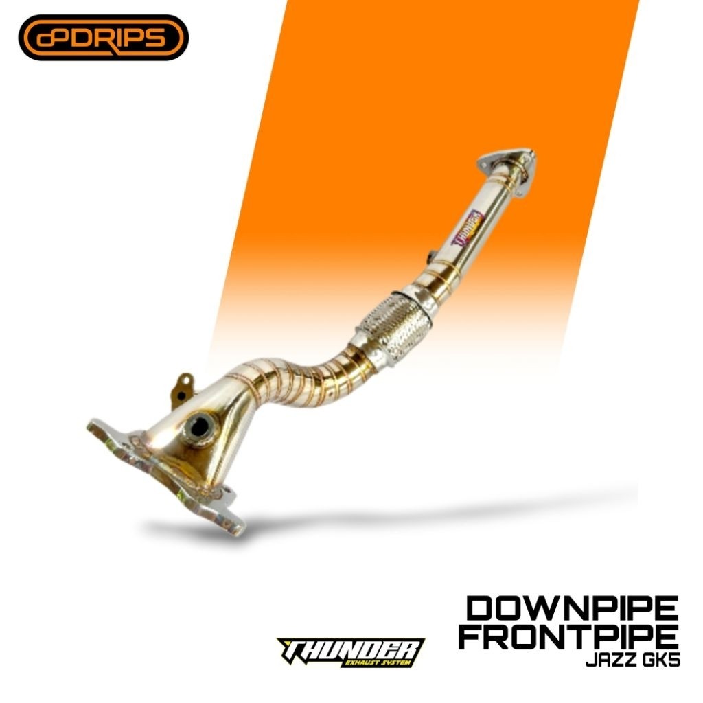KNALPOT MOBIL DOWNPIPE FRONTPIPE JAZZ GK5 THUNDER EXHAUST SYSTEM SSS