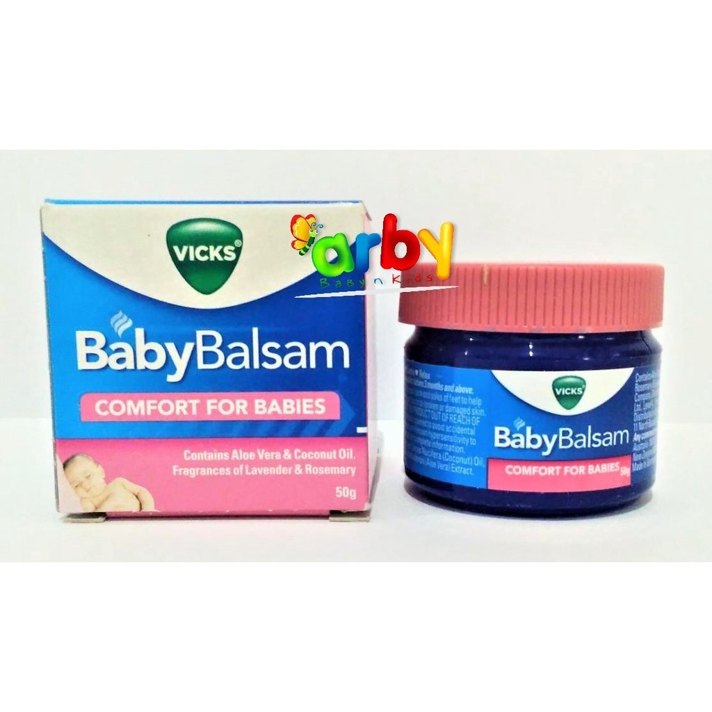 Vicks Baby Balsam - Balsem Bayi Aroma Menenangkan Flu