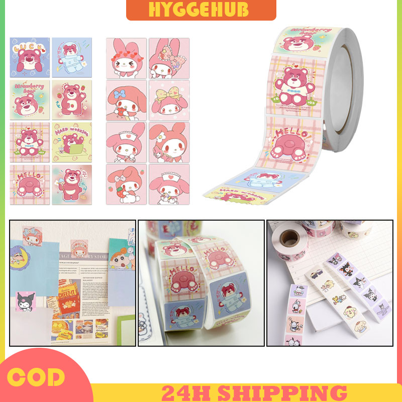 

1 Roll Sanrio Panjang Waterproof Sticker Decal Buat Motor Helm Buku Journal Stiker