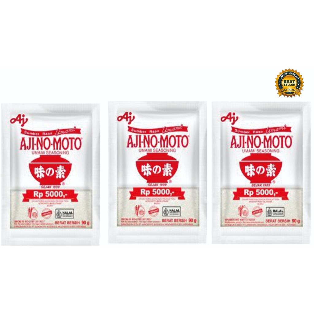 

AJI-NO-MOTO Penyedap Rasa MSG Ajinomoto 90g / AJI-NO-MOTO RP 5000 - ARM
