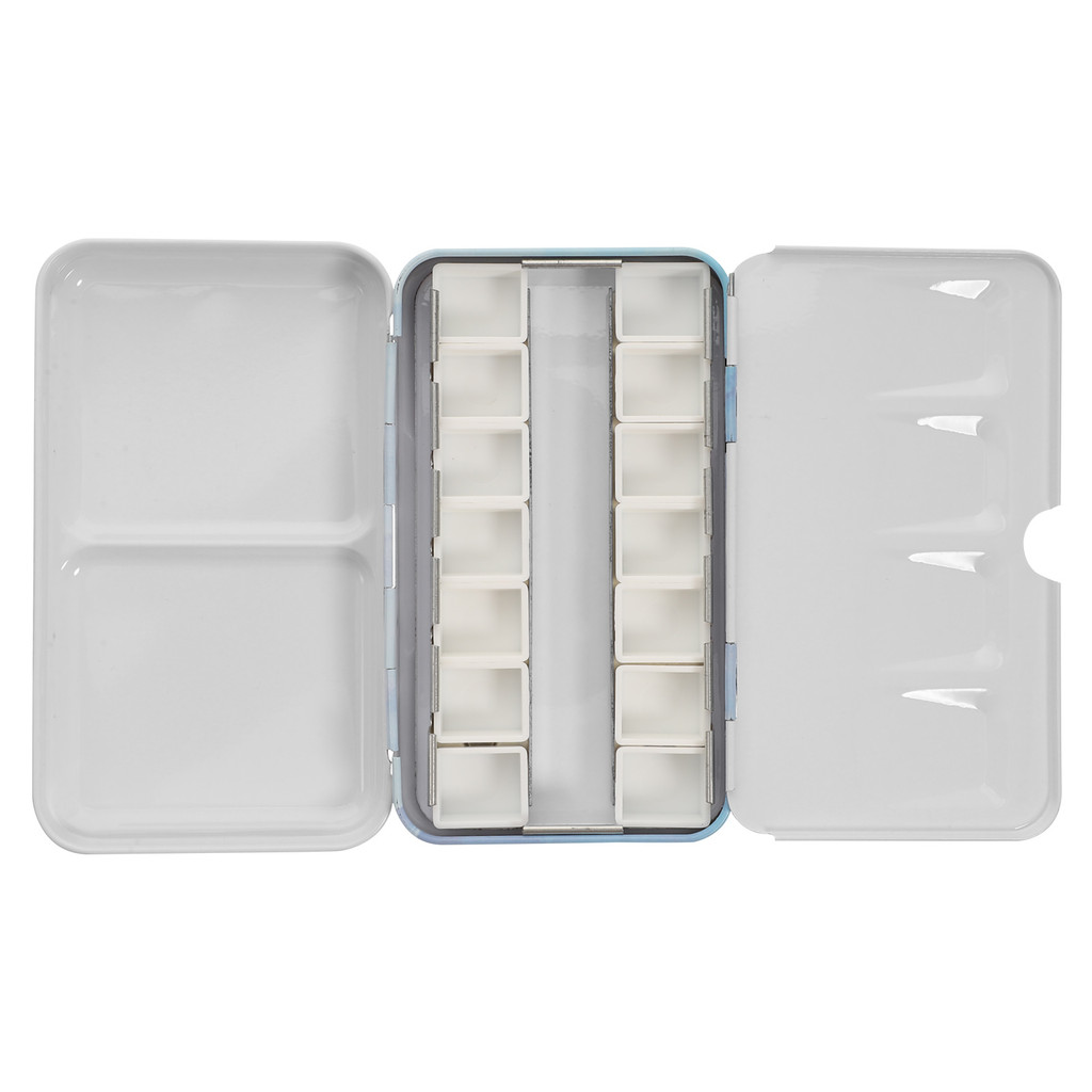 

Watercolor Iron Palette Metal Tin Portable Paint Mixing Tray Empty Pigment Storage Craft Gifts For Artists Paint Watercolor