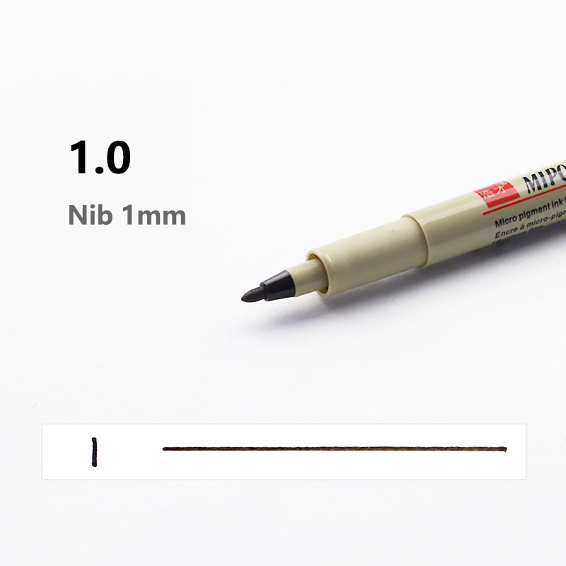 

1 Pc Manga Markers Pens Needle Art Pen Pigment Liner Fast Dry Waterproof Sketching Art Drawing Painting Brush School Supplies