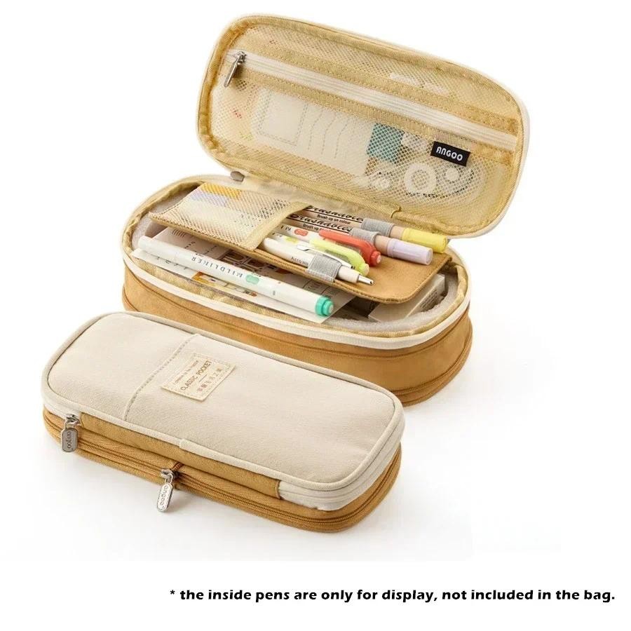 

School Students Large Capacity Pencil Case Kawaii Pencil Cases Pen Case Supplies Pencil Storage Bag Box Pencils Pouch Stationery