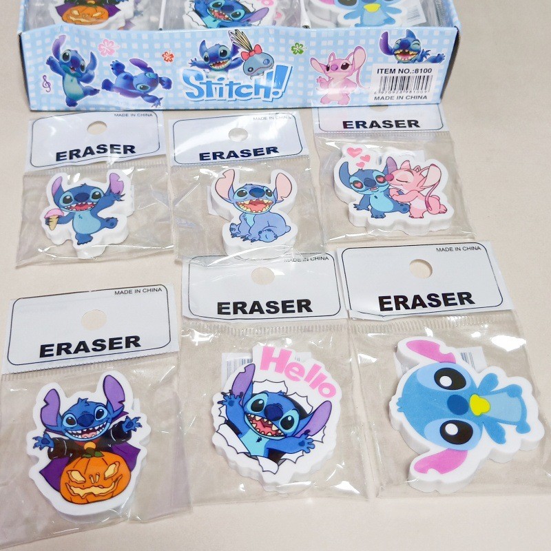 

Disney 36pcs Stitch Eraser Students Cute Cute Cartoon Stevie Dandruff Eraser Students Kawaii School Supplies Prizes