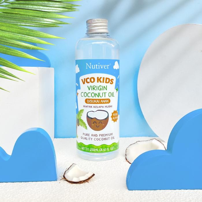 

Nutiver | VCO KIDS | Minyak Kelapa Murni | Extra Virgin Coconut Oil | VCO | EVCO | Multi Fungsi Multi Manfaat - 250 ml