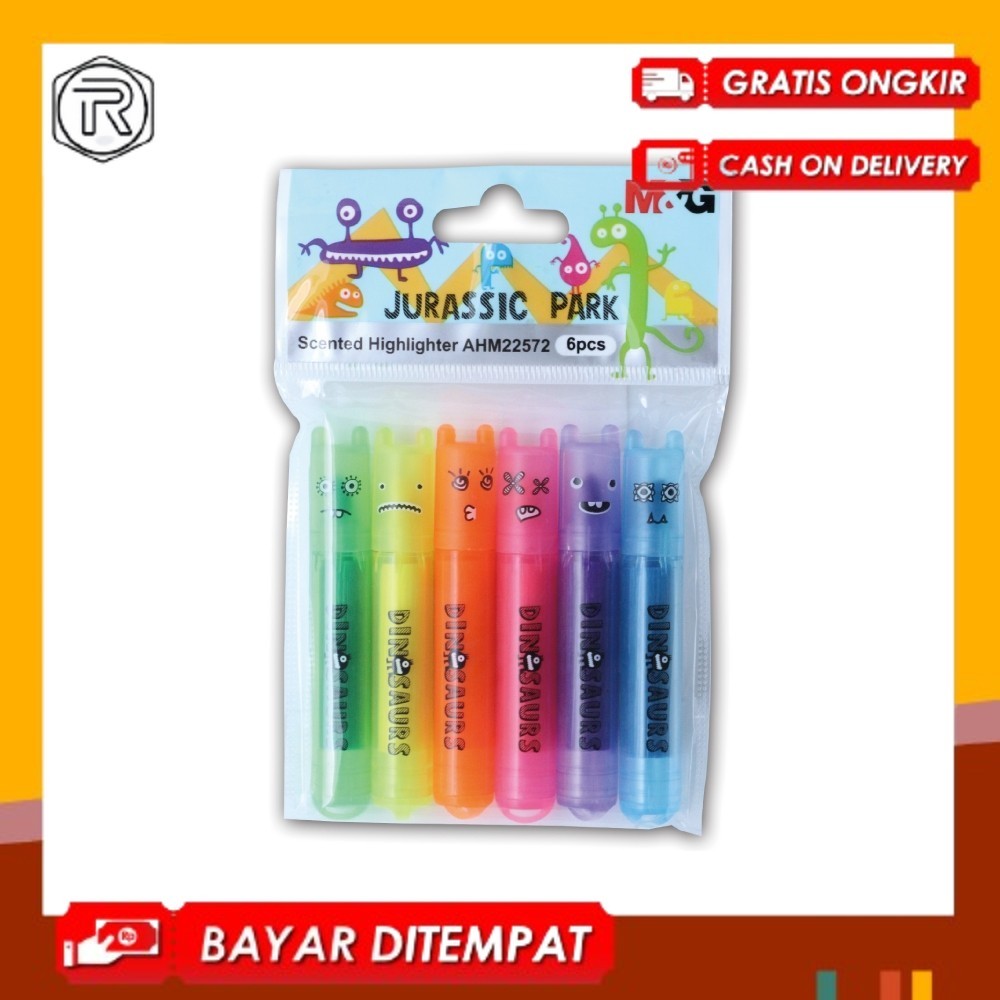 

M&G HIGHLIGHTER JURASSIC PARK MINI SCENTED AHM22572