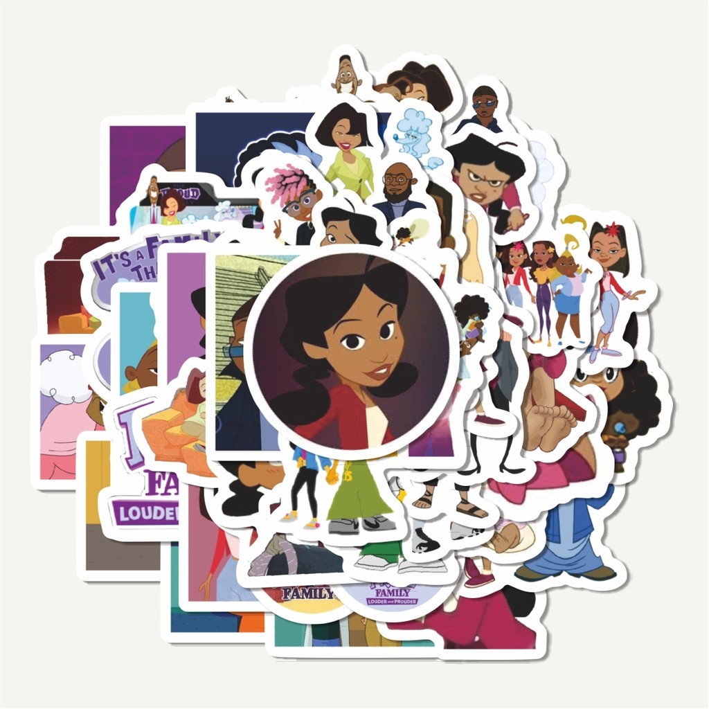 

Sticker Pack Sticker Kartun The Proud Family Sticker | Sticker TUMBLR | Stiker LAPTOP KOPER HELM