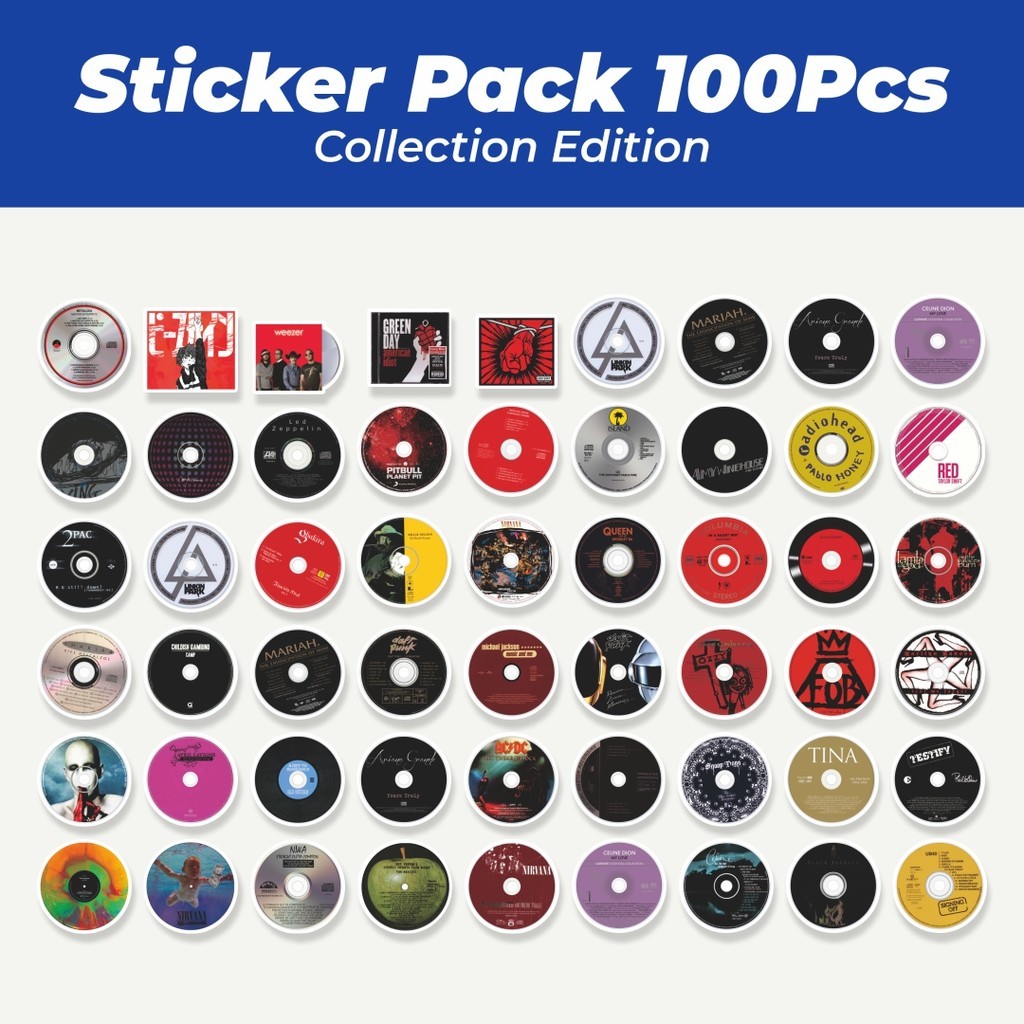 

Hot Stiker Kaset Musik Lucu Anti Air Stikers Berperekat Waterproof Sticker Decal Buat Motor Helm Buku Journal Koper Casing HP Laptop Botol Minum