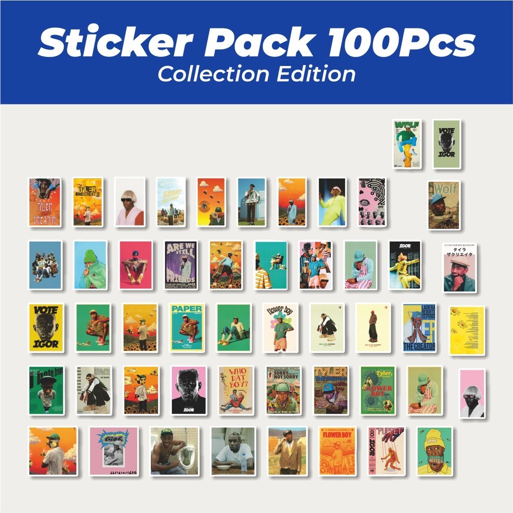 

Hot Stiker Poster Tyler Flower Boy [Poster Tyler Anak Bunga Laki-Laki] Lucu Anti Air Stikers Berperekat Waterproof Sticker Decal Buat Motor Helm Buku Journal Koper Casing HP Laptop Botol Minum
