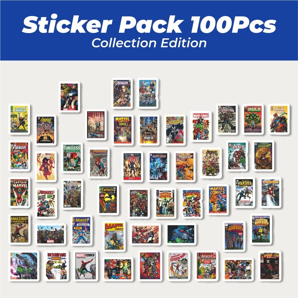 

Hot Stiker Komik Superhero Lucu Anti Air Stikers Berperekat Waterproof Sticker Decal Buat Motor Helm Buku Journal Koper Casing HP Laptop Botol Minum