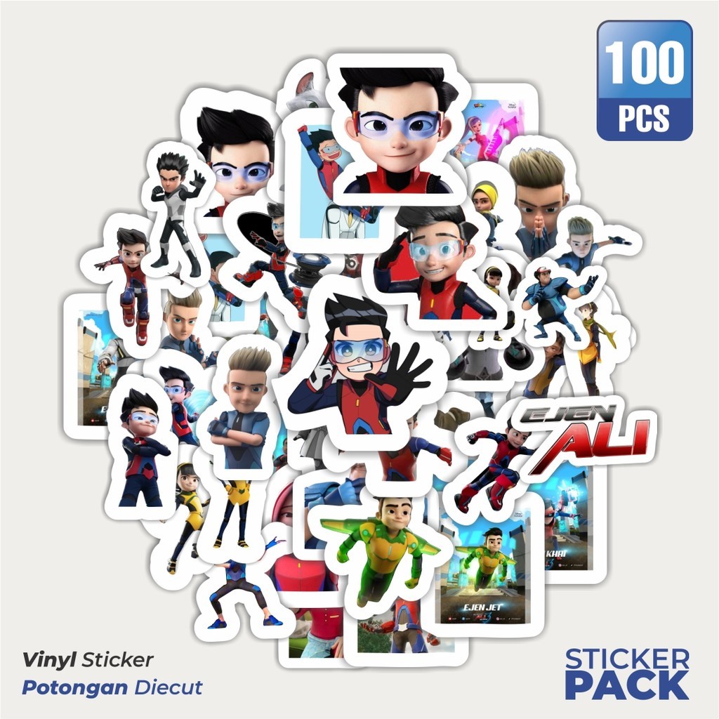 

Stiker Vinyl Stiker Waterproof Aesthetic- Untuk Laptop, Motor, dan Helm - Paper Stationery Pack